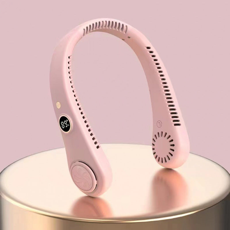 Portable Bladeless Neck Fan 5 Speed Hands-Free Cooling