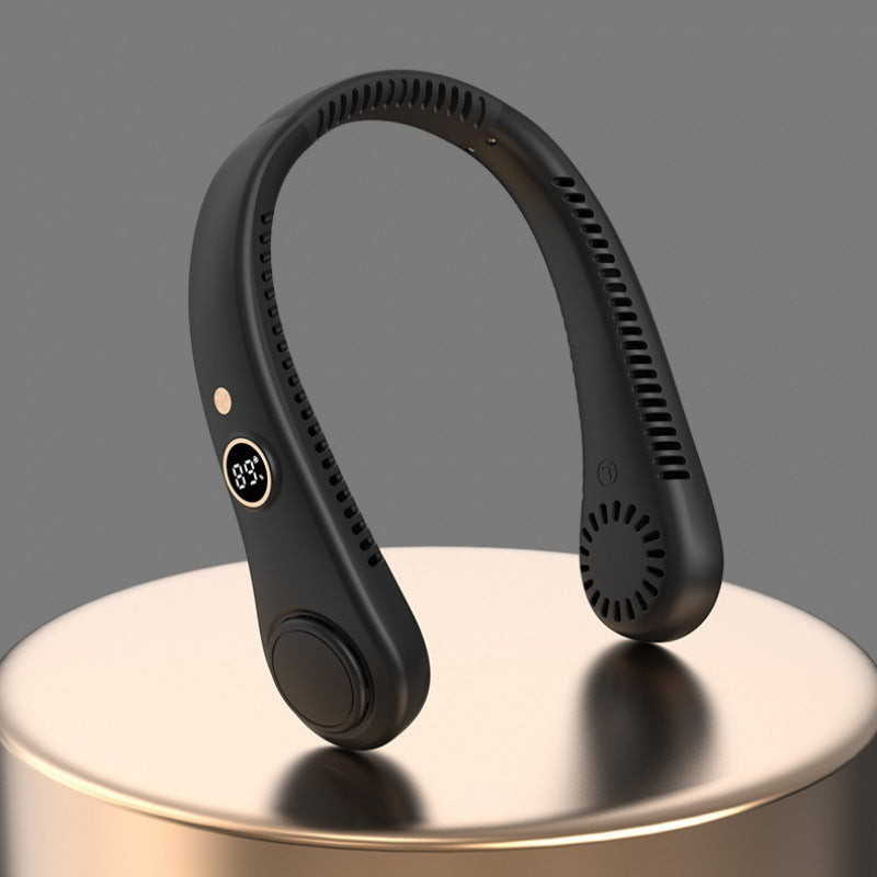 Portable Bladeless Neck Fan 5 Speed Hands-Free Cooling
