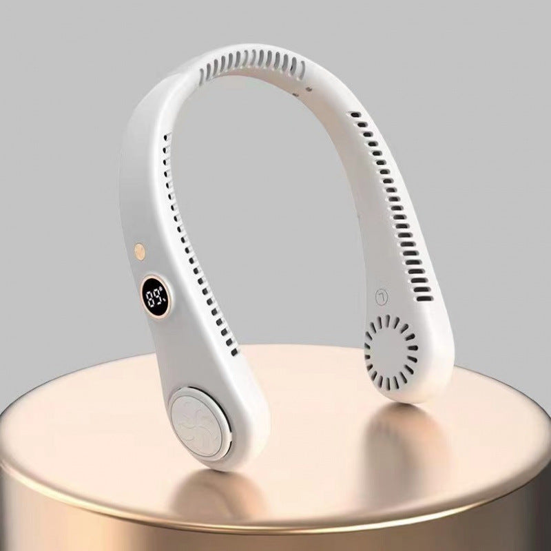 Portable Bladeless Neck Fan 5 Speed Hands-Free Cooling
