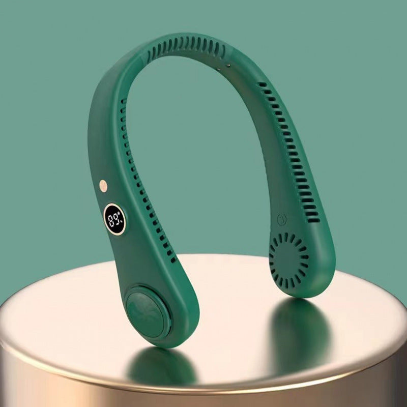 Portable Bladeless Neck Fan 5 Speed Hands-Free Cooling